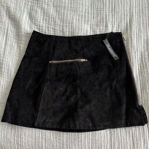 BlankNYC suede skirt